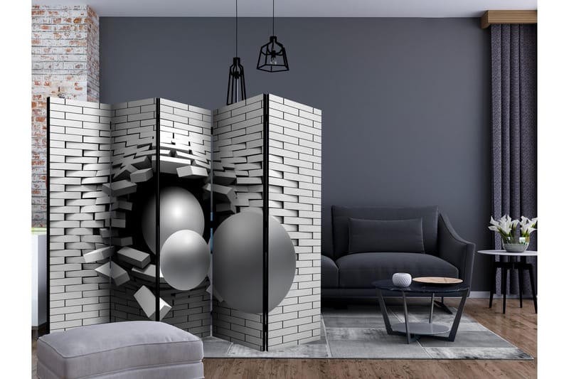 Rumsavdelare - Brick In The Wall II 225x172 - Artgeist sp. z o. o. - Inredning & dekor - Dekor & inredningsdetaljer - Rumsavdelare