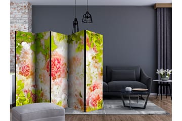 Rumsavdelare - Bright peonies II 225x172 - Artgeist sp. z o. o. - Inredning & dekor - Dekor & inredningsdetaljer - Rumsavdelare