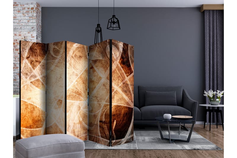 RUMSAVDELARE Brown Texture II 225x172 cm - Artgeist sp. z o. o. - Inredning & dekor - Dekor & inredningsdetaljer - Rumsavdelare