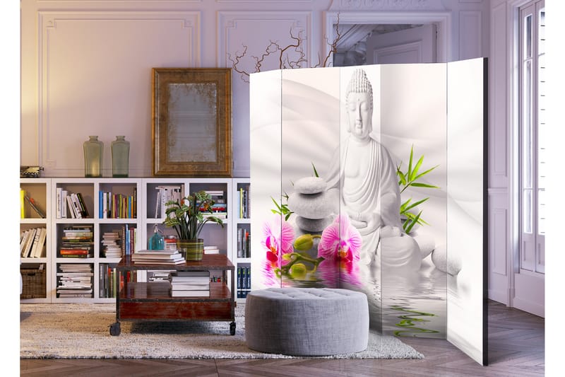 RUMSAVDELARE Buddha And Orchids 225x172 - Artgeist sp. z o. o. - Rumsavdelare