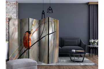 Rumsavdelare - Bullfinch in the forest II 225x172 - Artgeist sp. z o. o. - Inredning & dekor - Dekor & inredningsdetaljer - Rumsavdelare