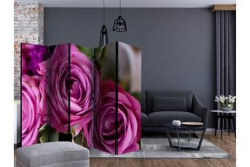 Rumsavdelare - Bunch of lila flowers II 225x172 - Artgeist sp. z o. o. - Inredning & dekor - Dekor & inredningsdetaljer - Rumsavdelare