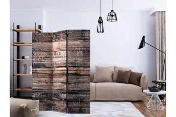 Rumsavdelare - Burnt Boards 135x172 - Artgeist sp. z o. o. - Inredning & dekor - Dekor & inredningsdetaljer - Rumsavdelare