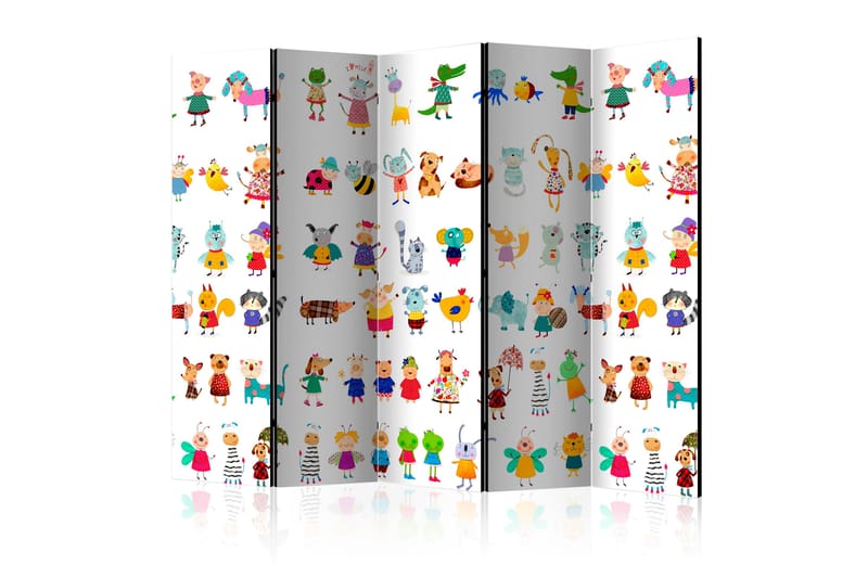 RUMSAVDELARE Cartoon Pets 225x172 - Artgeist sp. z o. o. - Inredning & dekor - Dekor & inredningsdetaljer - Rumsavdelare
