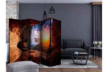 Rumsavdelare - Cave: Seljalandsfoss Waterfall II 225x172 - Artgeist sp. z o. o. - Inredning & dekor - Dekor & inredningsdetaljer - Rumsavdelare