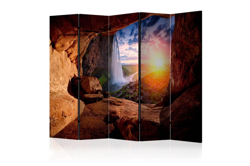 Rumsavdelare - Cave: Seljalandsfoss Waterfall II 225x172, Artgeist sp. z o. o.