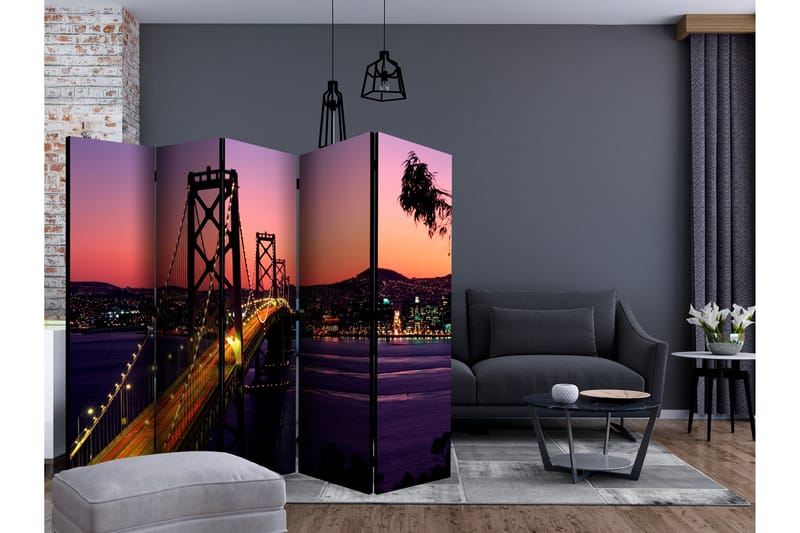 Rumsavdelare - Charming evening in San Francisco 225x172 - Artgeist sp. z o. o. - Inredning & dekor - Dekor & inredningsdetaljer - Rumsavdelare