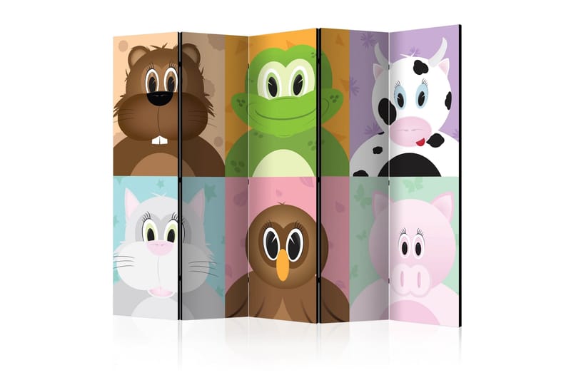 Rumsavdelare - Cheerful animals II 225x172, Artgeist sp. z o. o.