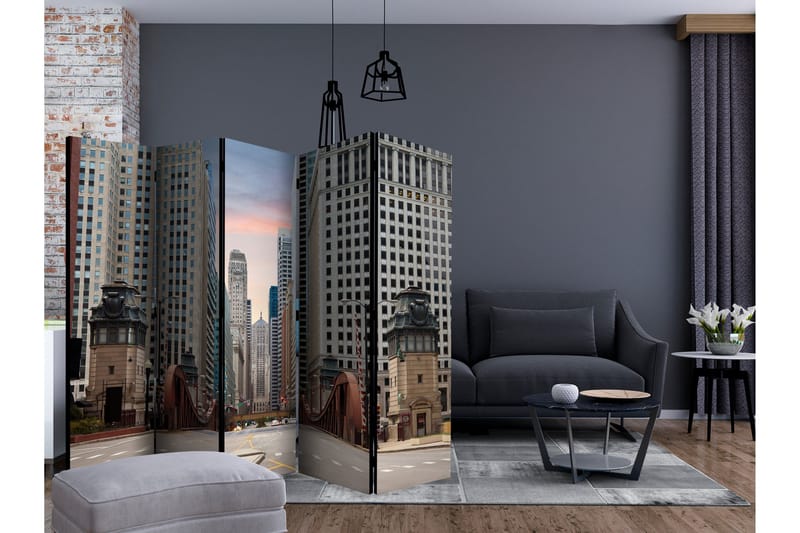 Rumsavdelare - Chicago street II 225x172 - Artgeist sp. z o. o. - Inredning & dekor - Dekor & inredningsdetaljer - Rumsavdelare