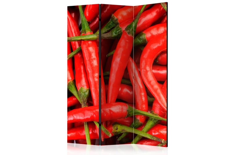 RUMSAVDELARE Chili Pepper - Background 135x172 cm - Artgeist sp. z o. o. - Inredning & dekor - Dekor & inredningsdetaljer - Rumsavdelare