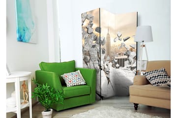 Rumsavdelare City Behind The Wall 135x172 - Artgeist sp. z o. o. - Inredning & dekor - Dekor & inredningsdetaljer - Rumsavdelare