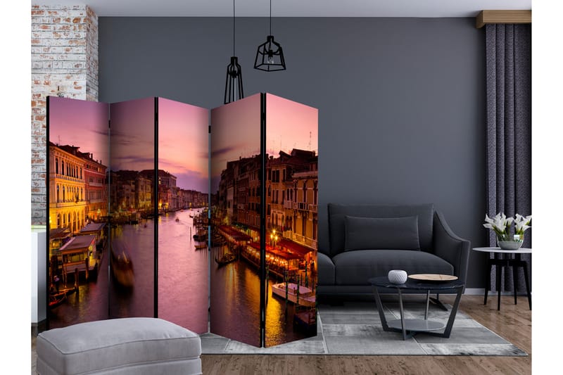 RUMSAVDELARE City of Lovers, Venice by Night II 225x172 cm - Artgeist sp. z o. o. - Rumsavdelare