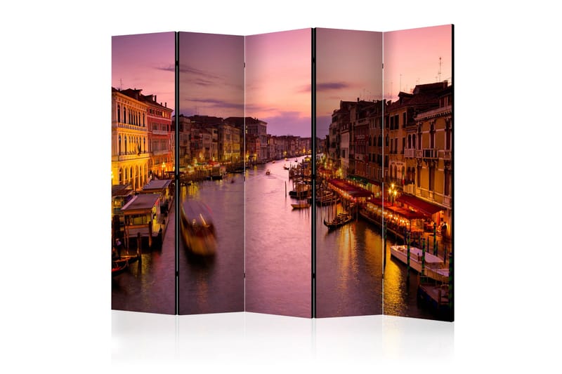 Rumsavdelare City of Lovers, Venice by Night II 225x172 cm, Artgeist sp. z o. o.