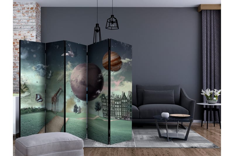 Rumsavdelare - City of the future II 225x172 - Artgeist sp. z o. o. - Inredning & dekor - Dekor & inredningsdetaljer - Rumsavdelare