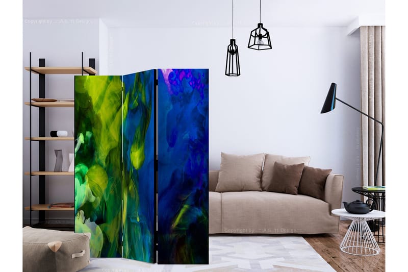 Rumsavdelare - Colored flames II 135x172 - Artgeist sp. z o. o. - Inredning & dekor - Dekor & inredningsdetaljer - Rumsavdelare