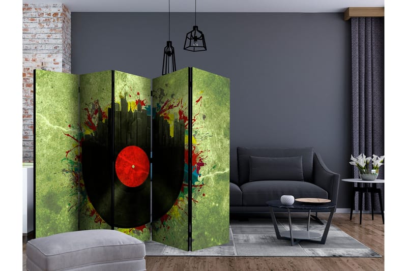 Rumsavdelare - Colorful melodies of the city II 225x172 - Artgeist sp. z o. o. - Inredning & dekor - Dekor & inredningsdetaljer - Rumsavdelare