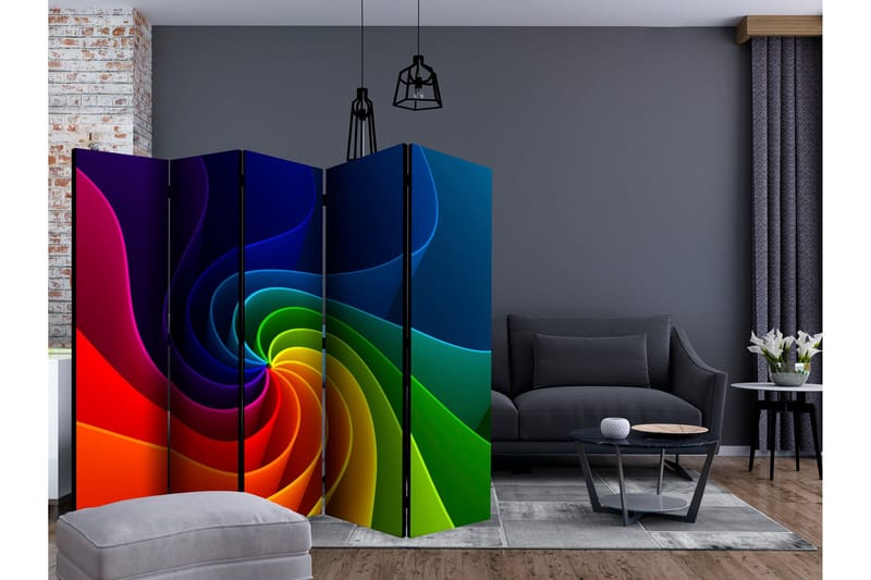 Rumsavdelare - Colorful Pinwheel II 225x172 - Artgeist sp. z o. o. - Inredning & dekor - Dekor & inredningsdetaljer - Rumsavdelare
