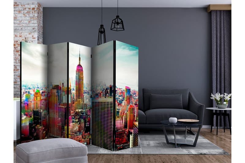 RUMSAVDELARE Colors of New York City II 225x172 cm - Artgeist sp. z o. o. - Inredning & dekor - Dekor & inredningsdetaljer - Rumsavdelare