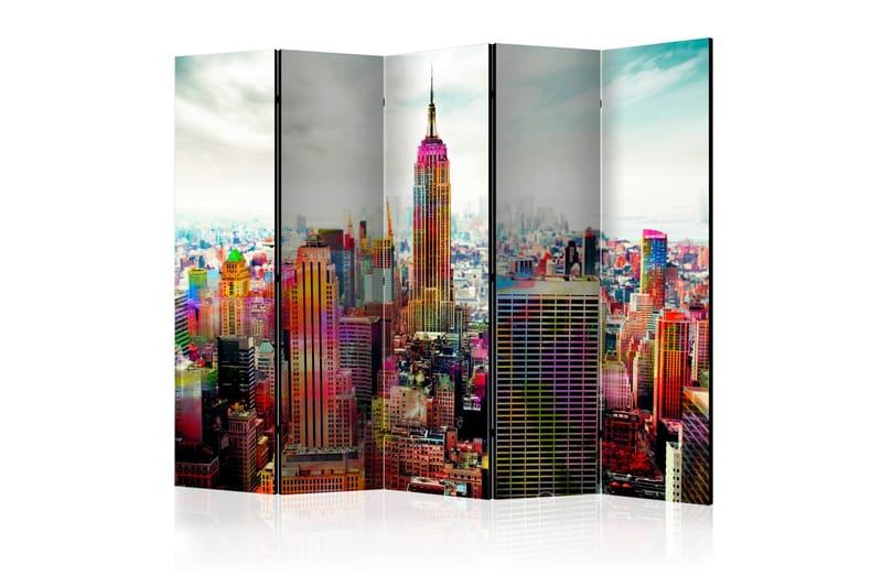 Rumsavdelare Colors of New York City II 225x172 cm - Artgeist sp. z o. o. - Inredning & dekor - Dekor & inredningsdetaljer - Rumsavdelare