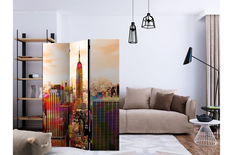 RUMSAVDELARE Colors of New York City III 135x172 cm - Artgeist sp. z o. o. - Rumsavdelare