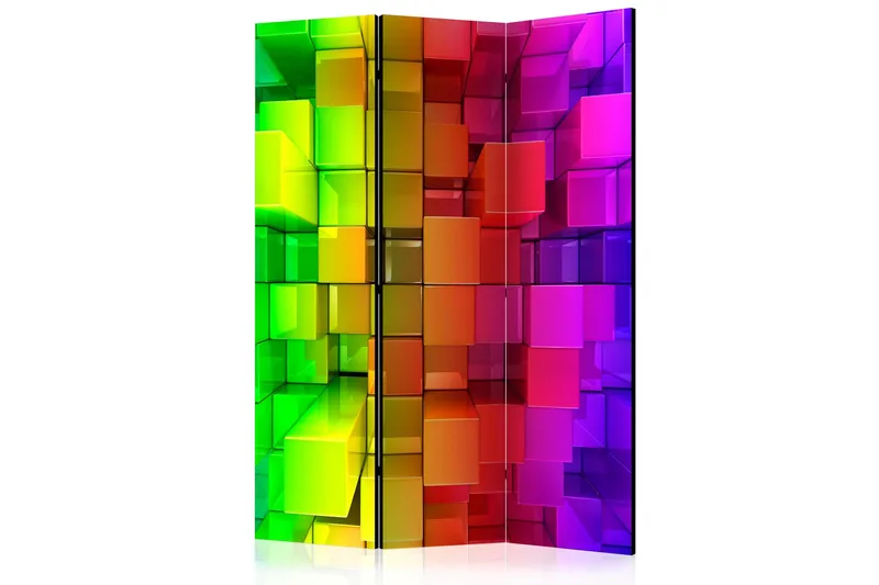 Rumsavdelare - Colour jigsaw 135x172, Artgeist sp. z o. o.
