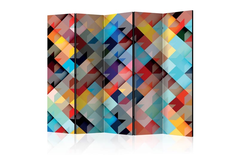 Rumsavdelare - Colour Patchwork II 225x172, Artgeist sp. z o. o.