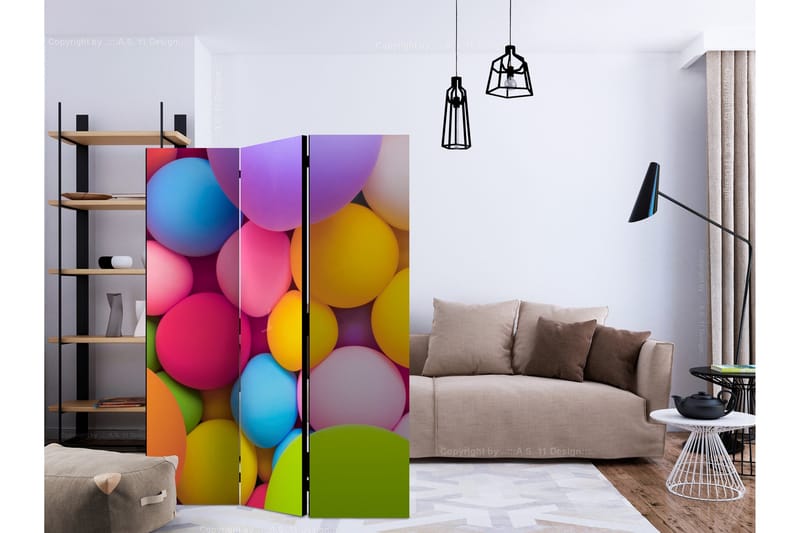 Rumsavdelare - Colourful Balls 135x172 - Artgeist sp. z o. o. - Inredning & dekor - Dekor & inredningsdetaljer - Rumsavdelare