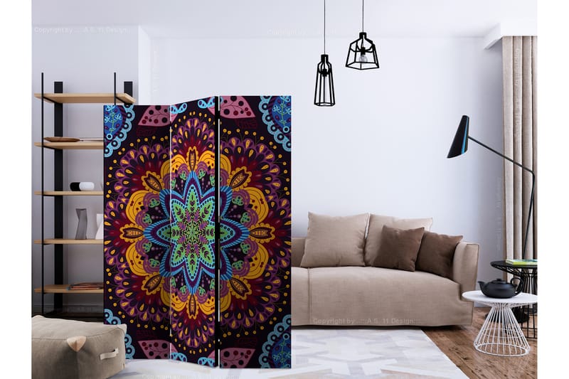 RUMSAVDELARE Colourful Kaleidoscope 135x172 cm - Artgeist sp. z o. o. - Inredning & dekor - Dekor & inredningsdetaljer - Rumsavdelare