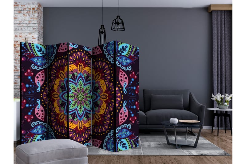 RUMSAVDELARE Colourful Kaleidoscope II 225x172 cm - Artgeist sp. z o. o. - Inredning & dekor - Dekor & inredningsdetaljer - Rumsavdelare