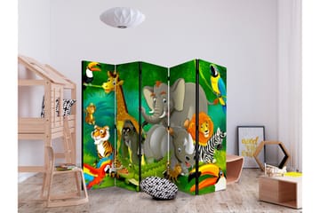 Rumsavdelare Colourful Safari 225x172 - Artgeist sp. z o. o. - Inredning & dekor - Dekor & inredningsdetaljer - Rumsavdelare