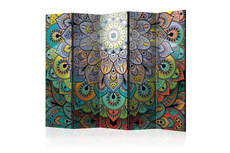 Rumsavdelare Colourful Stained Glass II 225x172 cm - Artgeist sp. z o. o. - Inredning & dekor - Dekor & inredningsdetaljer - Rumsavdelare