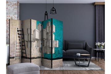 Rumsavdelare - Concrete blocks II 225x172 - Artgeist sp. z o. o. - Inredning & dekor - Dekor & inredningsdetaljer - Rumsavdelare