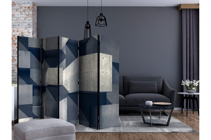 Rumsavdelare - Concrete city II 225x172 - Artgeist sp. z o. o. - Inredning & dekor - Dekor & inredningsdetaljer - Rumsavdelare