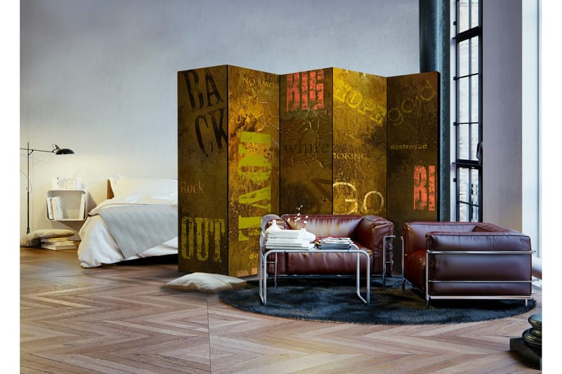 Rumsavdelare Concrete Epigraph 225x172 - Artgeist sp. z o. o. - Inredning & dekor - Dekor & inredningsdetaljer - Rumsavdelare