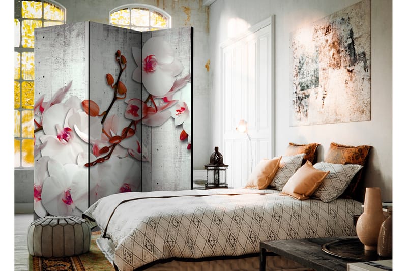 Rumsavdelare Concrete Orchid 135x172 - Artgeist sp. z o. o. - Inredning & dekor - Dekor & inredningsdetaljer - Rumsavdelare