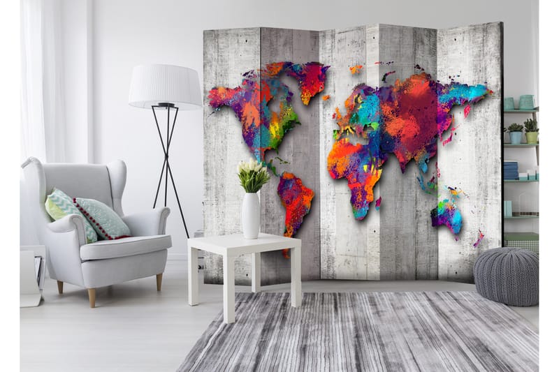 RUMSAVDELARE Concrete World 225x172 - Artgeist sp. z o. o. - Inredning & dekor - Dekor & inredningsdetaljer - Rumsavdelare
