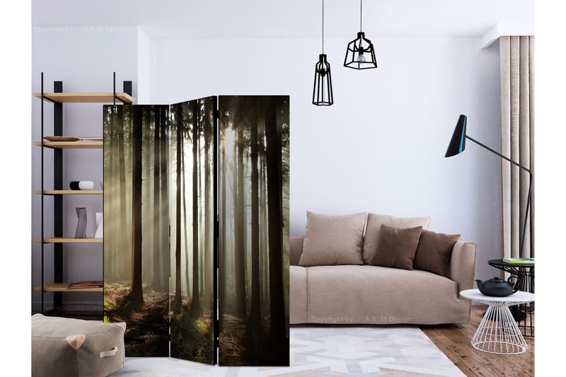 RUMSAVDELARE Coniferous Forest 135x172 cm - Artgeist sp. z o. o. - Inredning & dekor - Dekor & inredningsdetaljer - Rumsavdelare