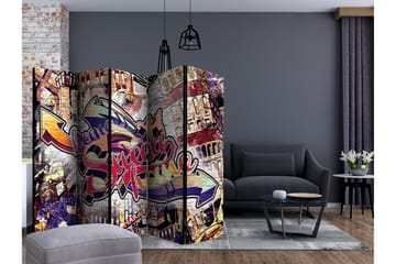 Rumsavdelare - Cool Graffiti II 225x172 - Artgeist sp. z o. o. - Inredning & dekor - Dekor & inredningsdetaljer - Rumsavdelare