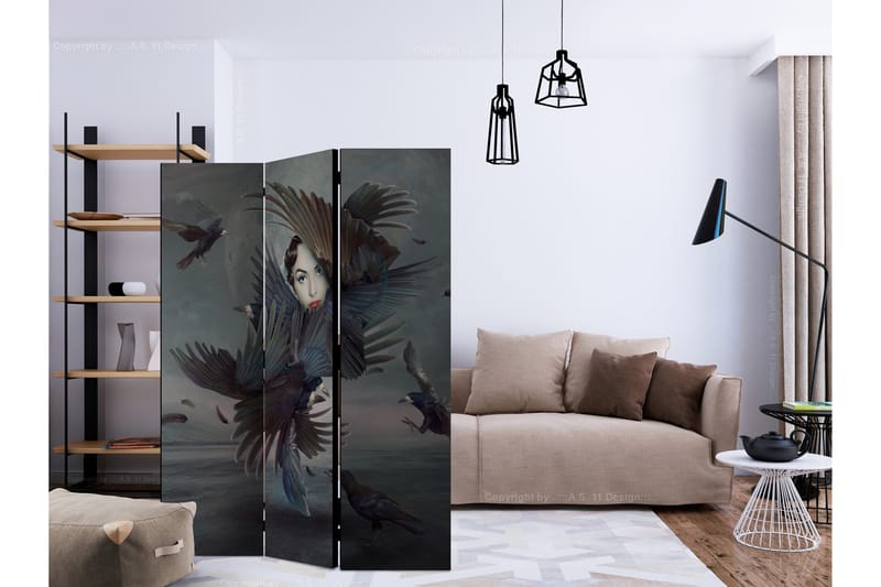 RUMSAVDELARE Covered in Feathers 135x172 cm - Artgeist sp. z o. o. - Inredning & dekor - Dekor & inredningsdetaljer - Rumsavdelare