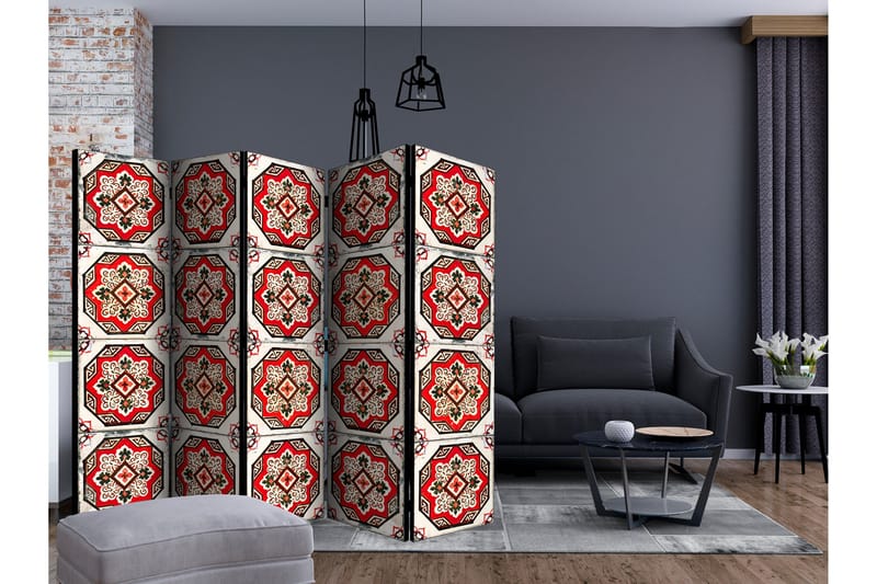 Rumsavdelare Dance of Red Line II 225x172 cm - Artgeist sp. z o. o. - Inredning & dekor - Dekor & inredningsdetaljer - Rumsavdelare