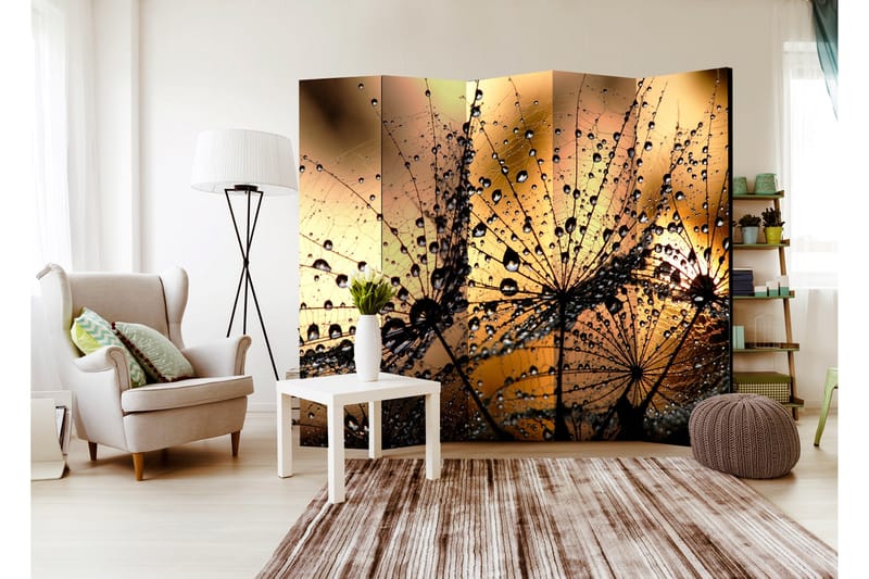 Rumsavdelare Dandelions In The Rain 225x172 - Artgeist sp. z o. o. - Inredning & dekor - Dekor & inredningsdetaljer - Rumsavdelare