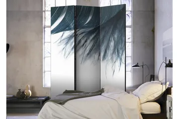 Rumsavdelare Dark Blue Feather 135x172 - Artgeist sp. z o. o. - Inredning & dekor - Dekor & inredningsdetaljer - Rumsavdelare