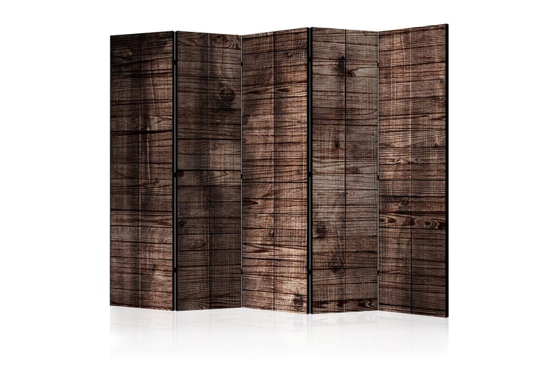 RUMSAVDELARE Dark Brown Boards II 225x172 cm - Artgeist sp. z o. o. - Inredning & dekor - Dekor & inredningsdetaljer - Rumsavdelare