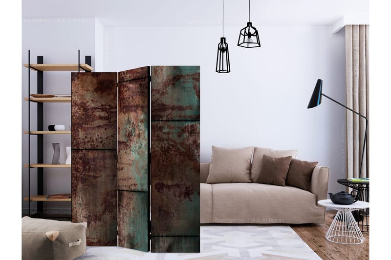 Rumsavdelare Dark Metal Sheet 135x172 cm - Artgeist sp. z o. o. - Inredning & dekor - Dekor & inredningsdetaljer - Rumsavdelare
