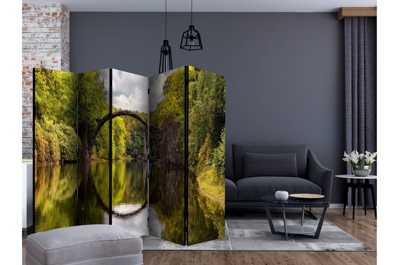 Rumsavdelare - Devil's Bridge in Kromlau,Germany 225x172 - Artgeist sp. z o. o. - Inredning & dekor - Dekor & inredningsdetaljer - Rumsavdelare