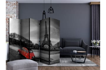Rumsavdelare - Eiffel Tower and red car II 225x172 - Artgeist sp. z o. o. - Inredning & dekor - Dekor & inredningsdetaljer - Rumsavdelare