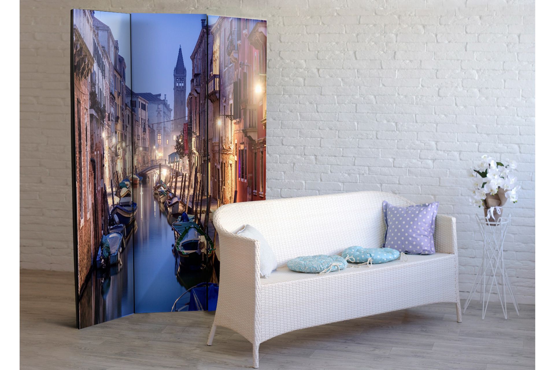 RUMSAVDELARE Evening In Venice 135x172 - Artgeist sp. z o. o. - Inredning & dekor - Dekor & inredningsdetaljer - Rumsavdelare