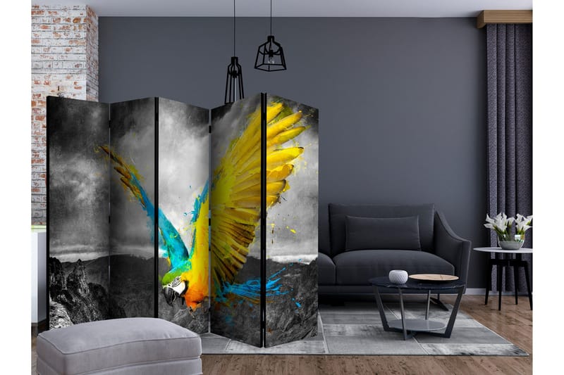 Rumsavdelare - Exotic parrot II 225x172 - Artgeist sp. z o. o. - Inredning & dekor - Dekor & inredningsdetaljer - Rumsavdelare