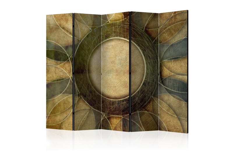 Rumsavdelare - flower - retro style II 225x172, Artgeist sp. z o. o.