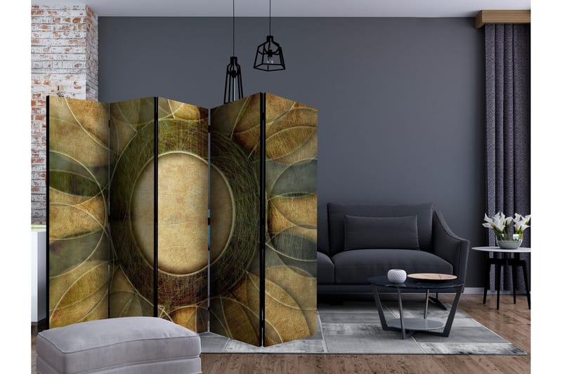 Rumsavdelare - flower - retro style II 225x172 - Artgeist sp. z o. o. - Inredning & dekor - Dekor & inredningsdetaljer - Rumsavdelare